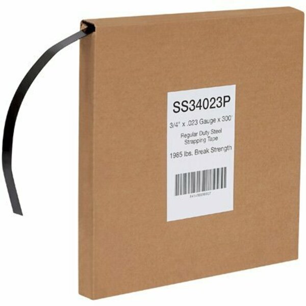 Bsc Preferred 3/4'' x .023 Gauge x 300' Regular Duty Steel Strapping SS34023P